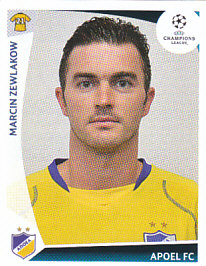 Marcin Zewlakow APOEL FC samolepka UEFA Champions League 2009/10 #274